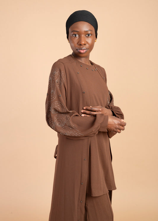 Amaya Three‑Piece Abaya image 0