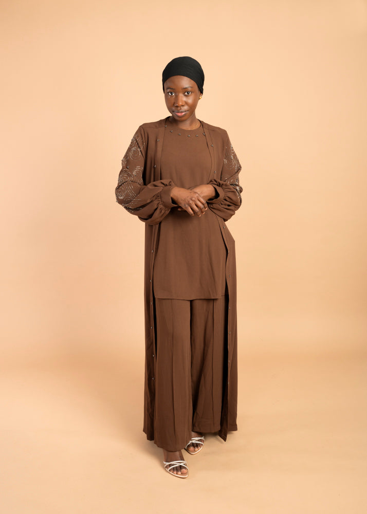 Amaya Three‑Piece Abaya image 2