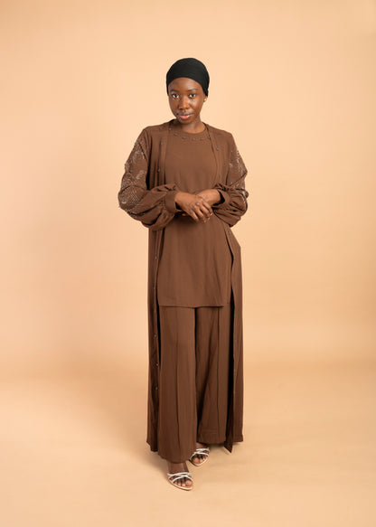 Amaya Three‑Piece Abaya image 2