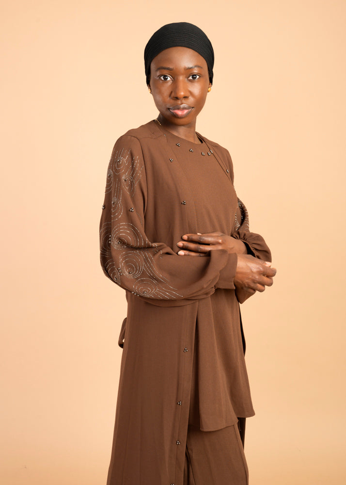 Amaya Three‑Piece Abaya image 3